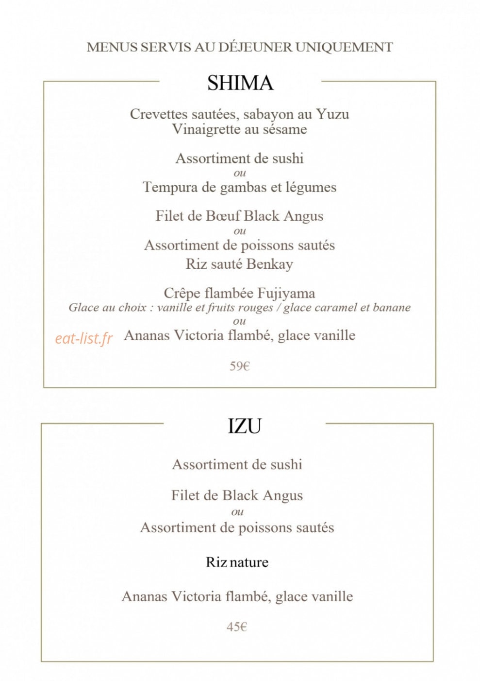 Benkay — carte page 13