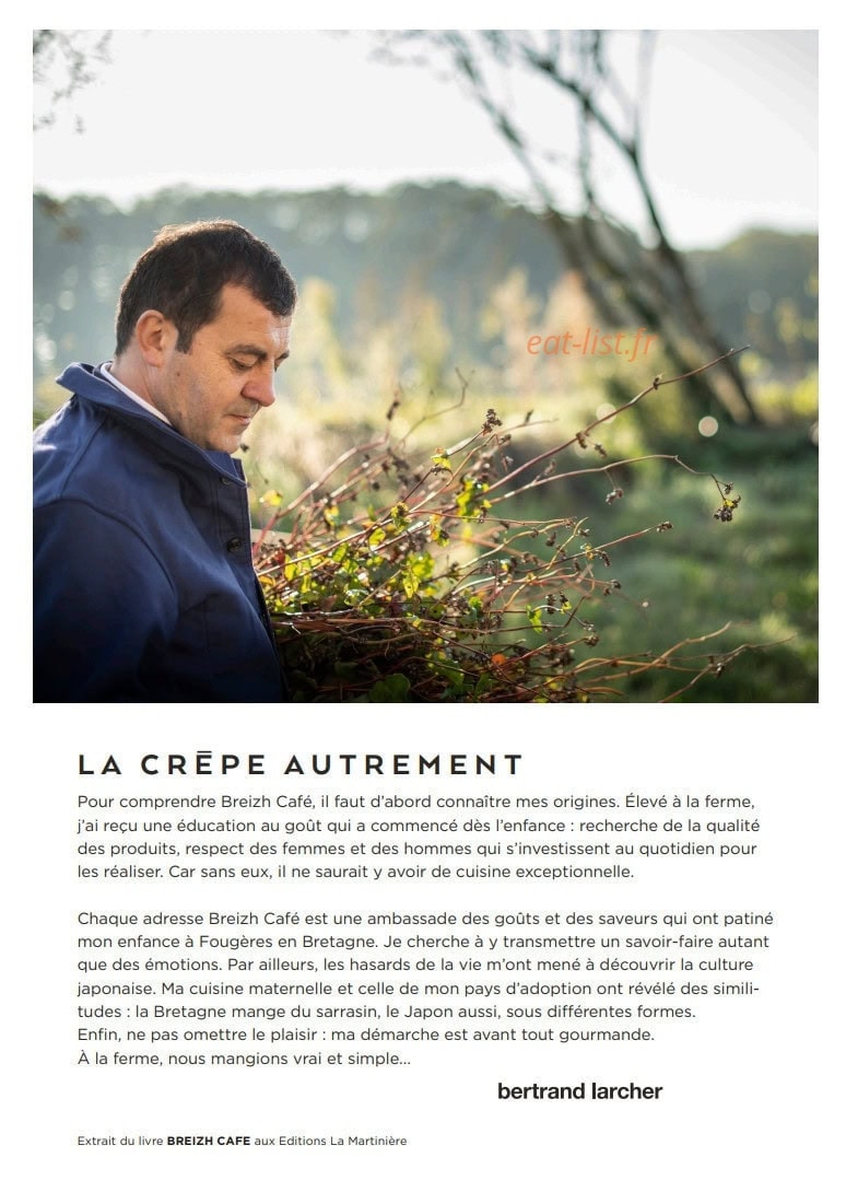 Breizh Café Charles Michels — carte page 2