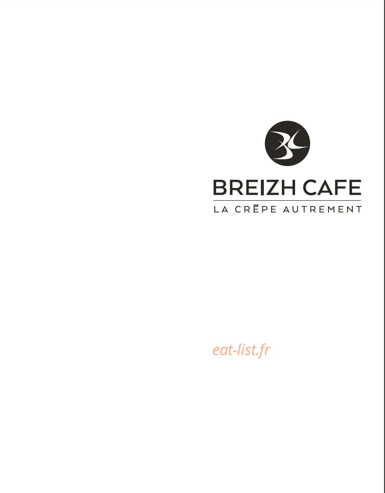 Breizh Café Charles Michels — carte page 1