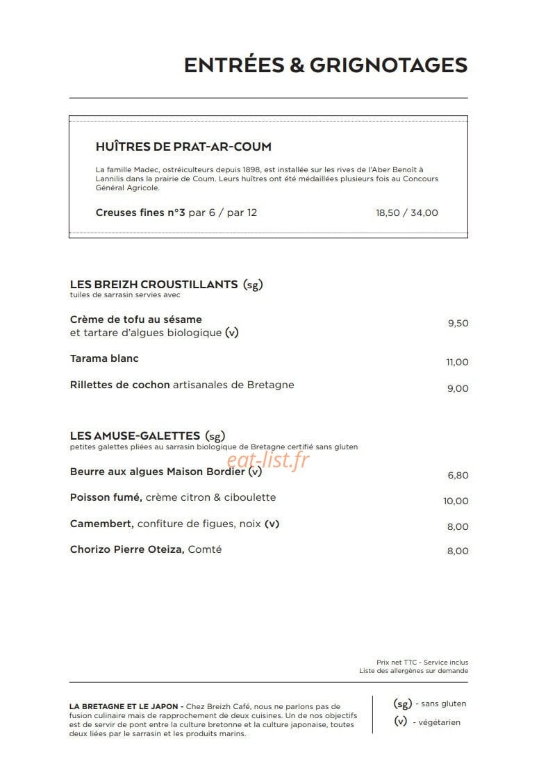 Breizh Café Charles Michels — carte page 3
