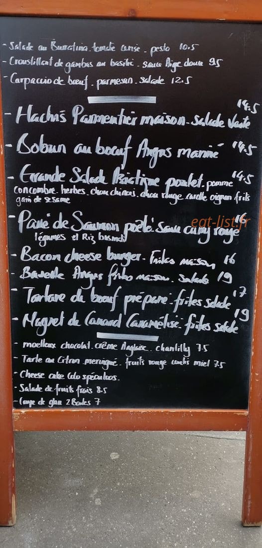 Café au rond point — carte page 1