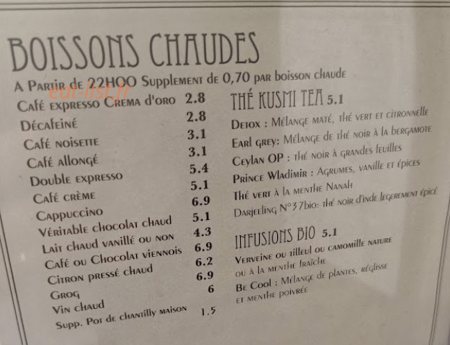 Café Beaugrenelle — carte page 7