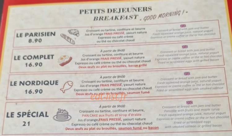 Café Ella — carte page 4