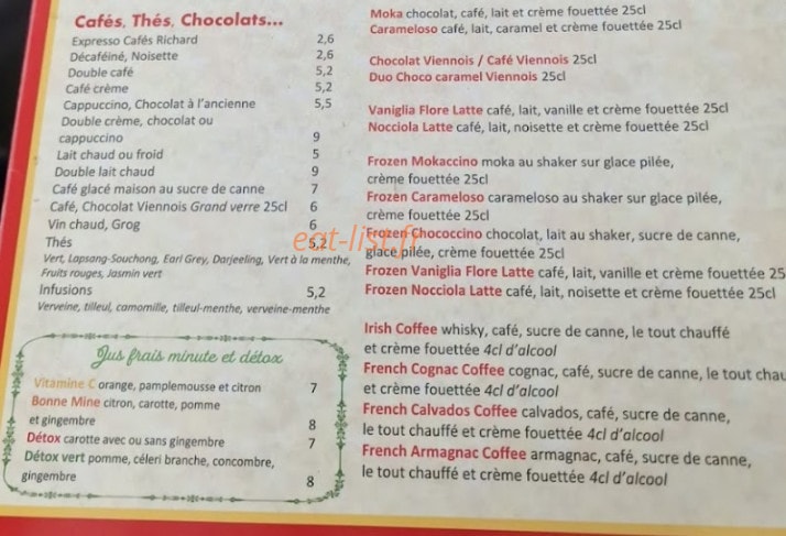Café Ella — carte page 5