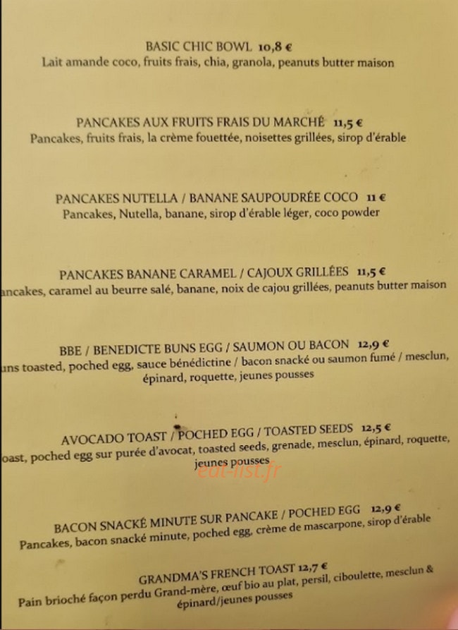 Café Ella — carte page 7