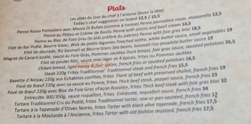 Café Ella — carte page 2