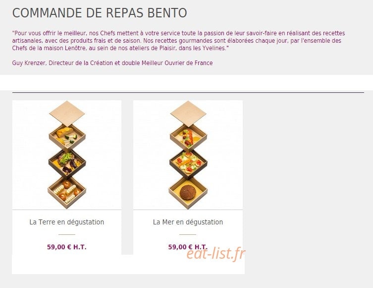 Café Lenôtre — carte page 4