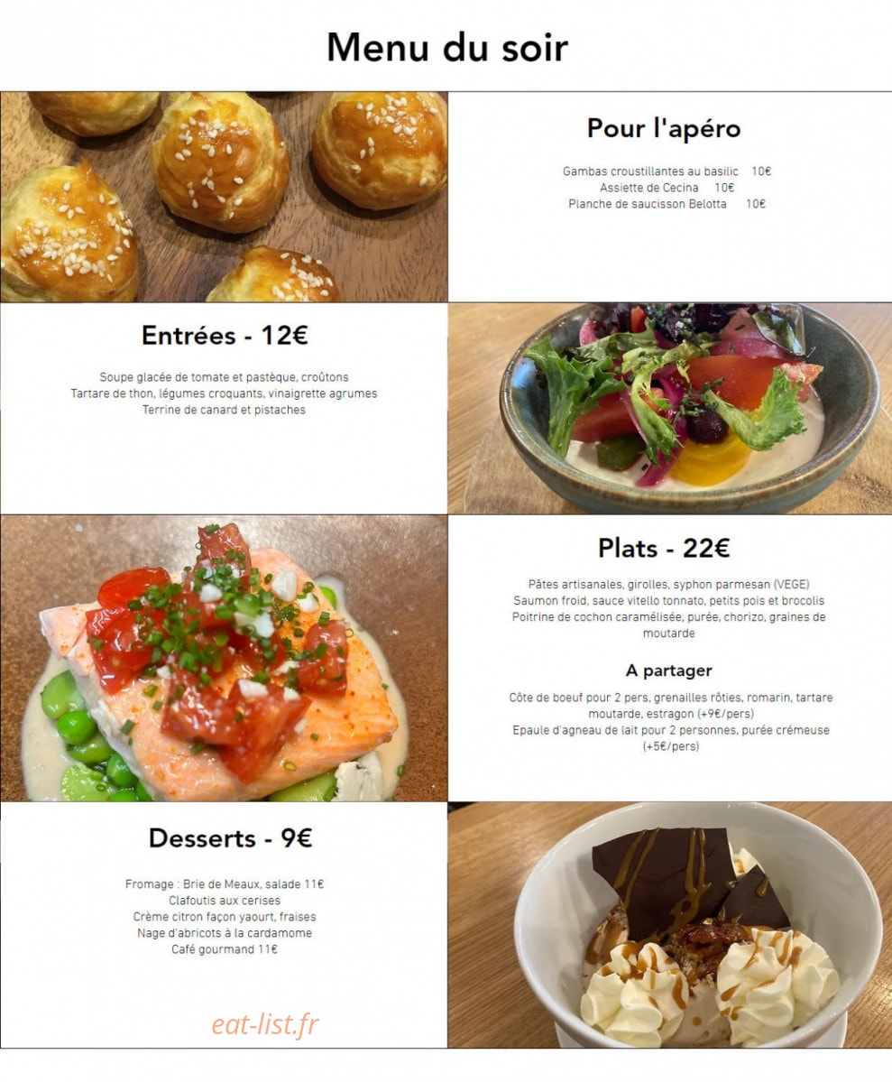 Café Noisette — carte page 2