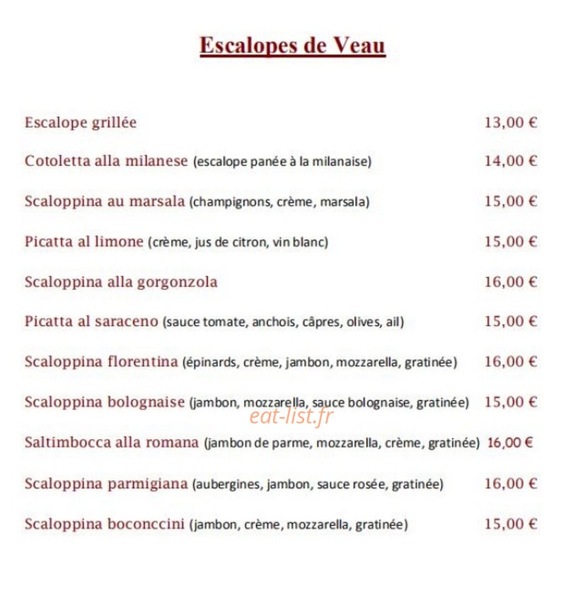 Casa Roma — carte page 1
