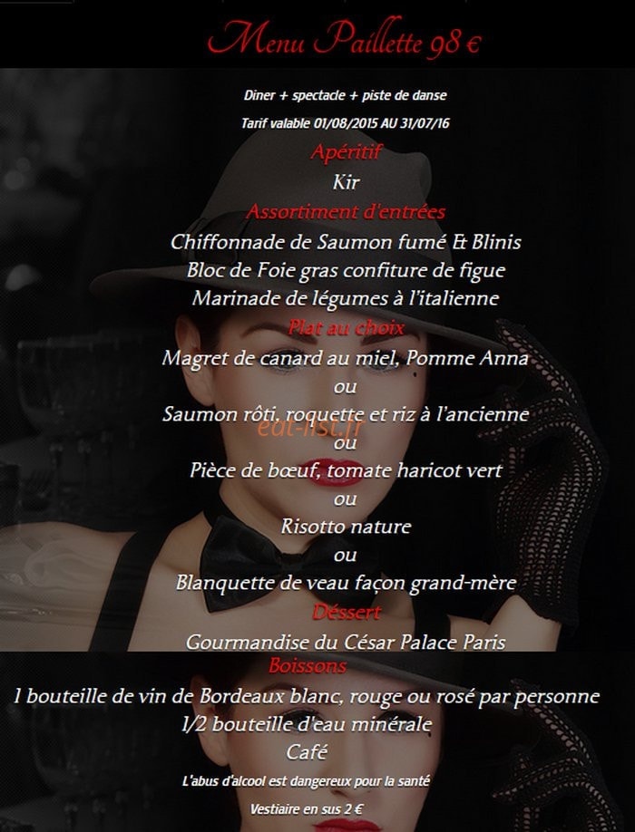 César Palace — carte page 5
