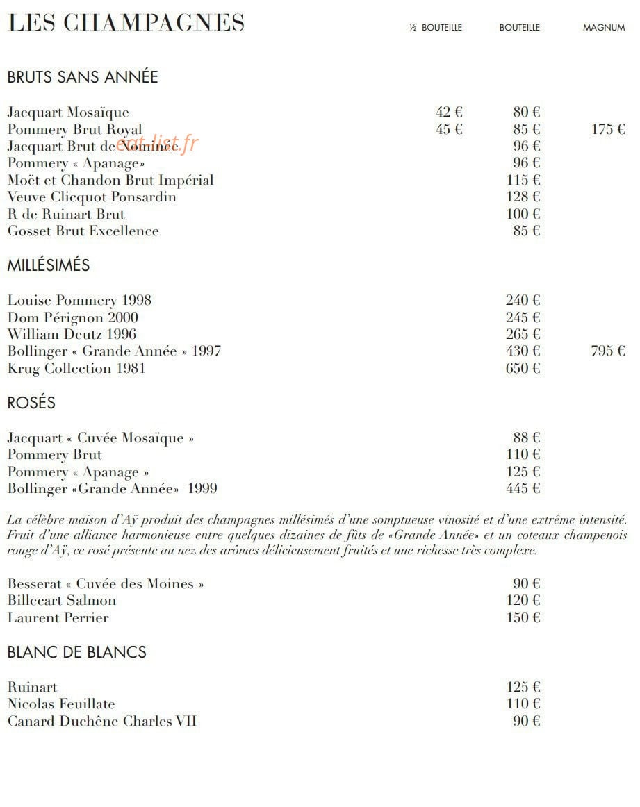 Ciel de Paris — carte page 8