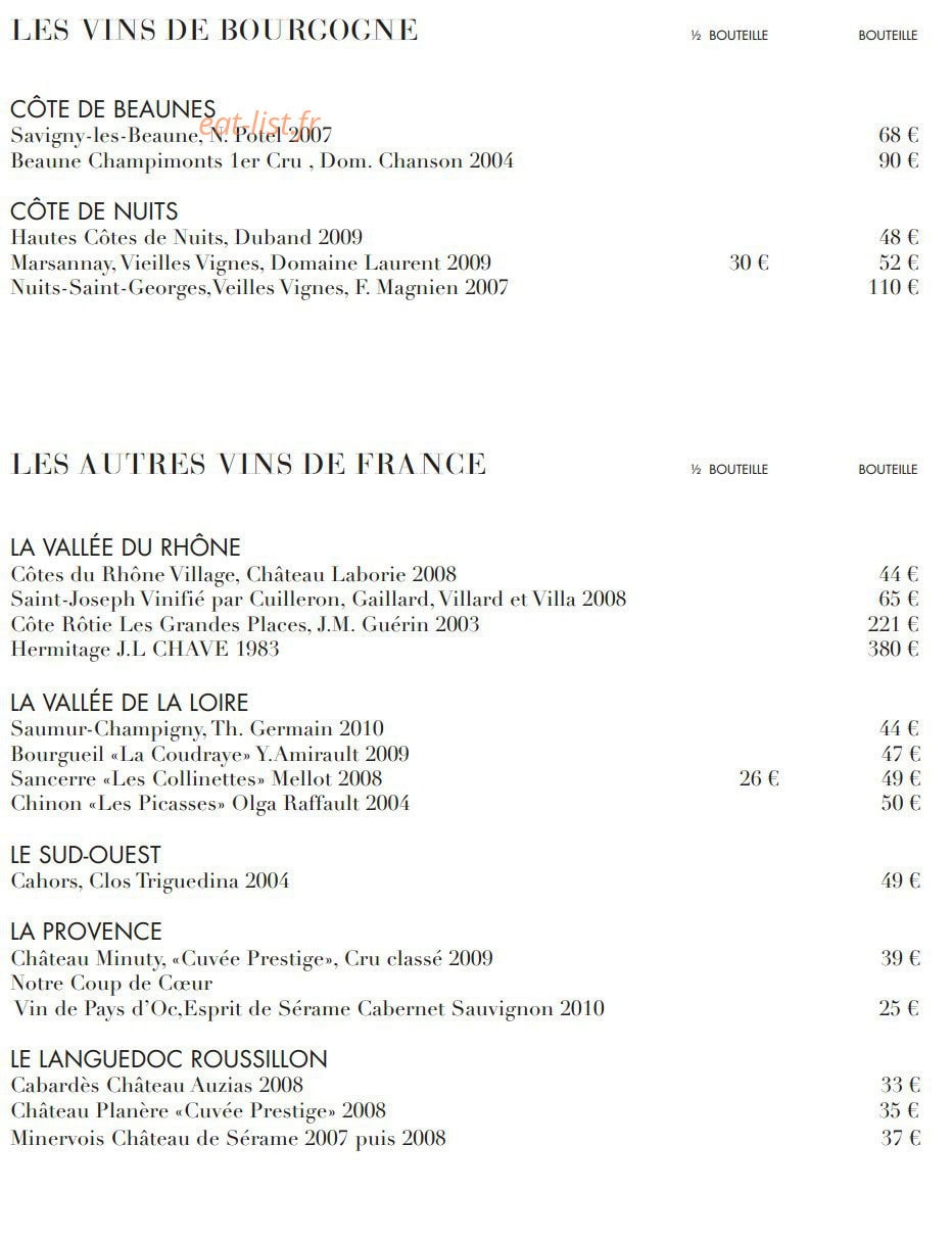 Ciel de Paris — carte page 14