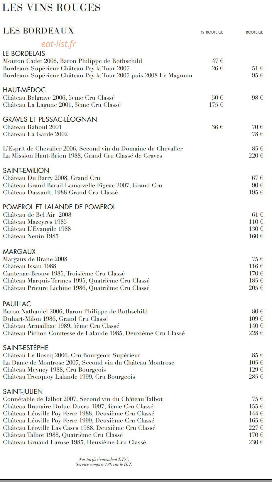 Ciel de Paris — carte page 13
