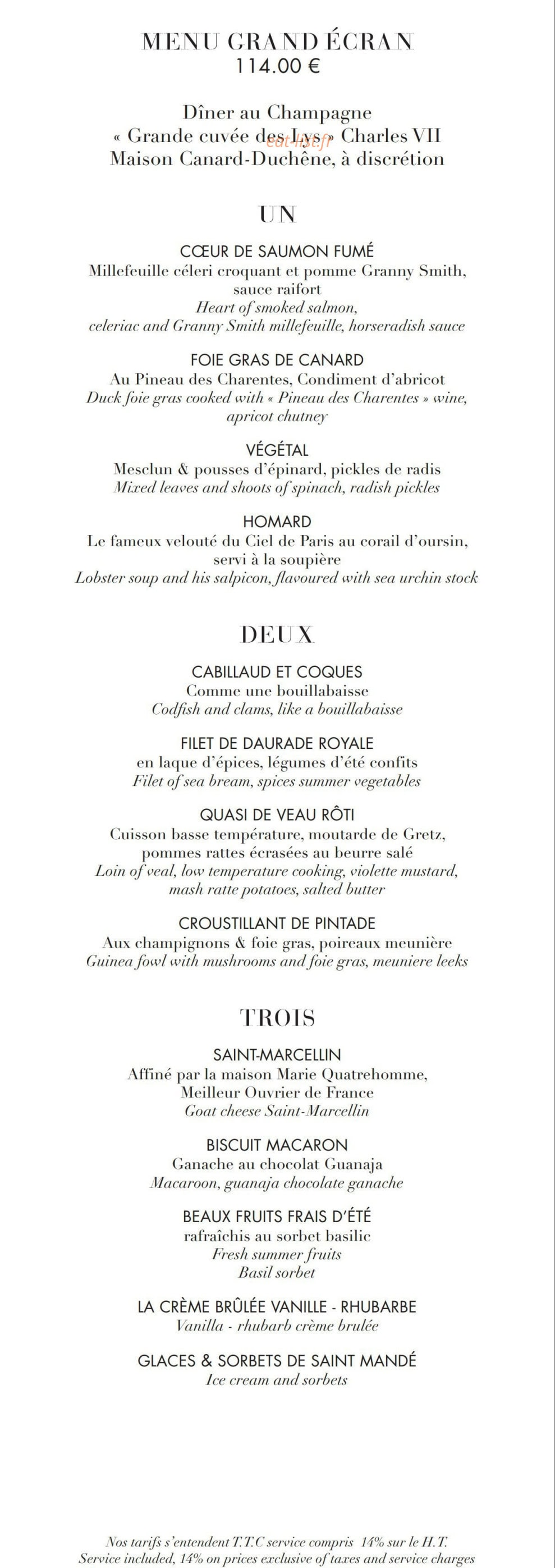 Ciel de Paris — carte page 4