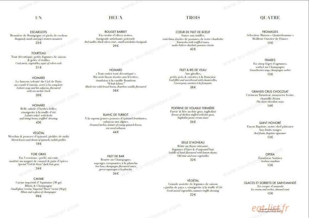 Ciel de Paris — carte page 2