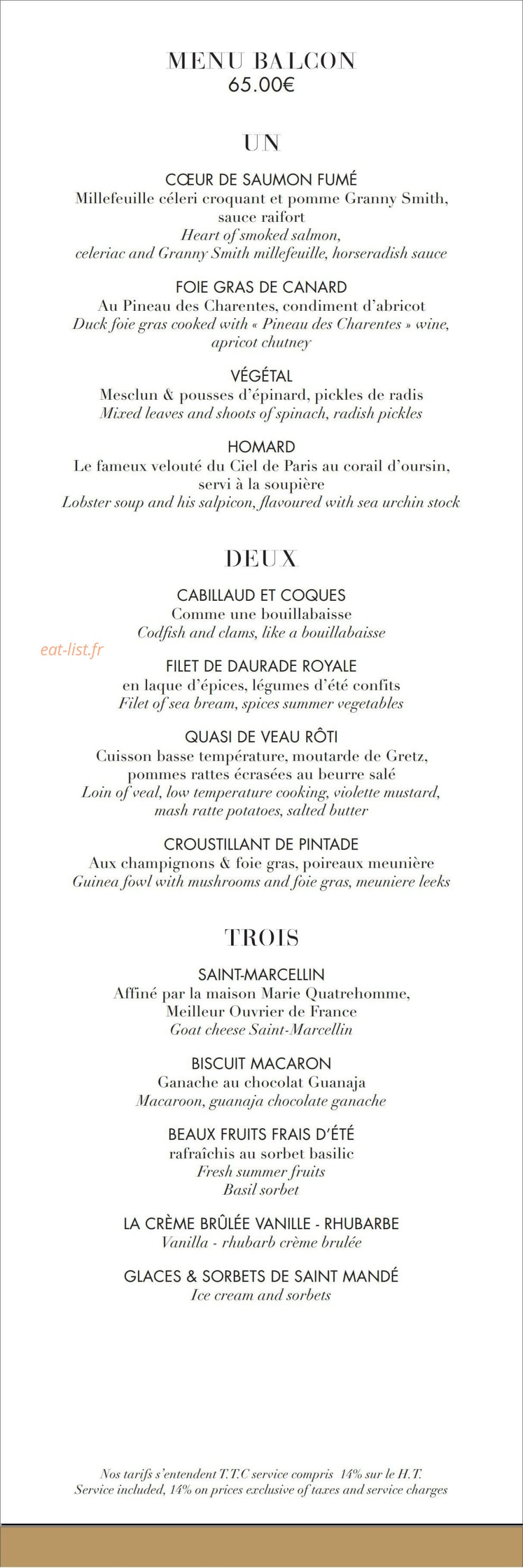 Ciel de Paris — carte page 3