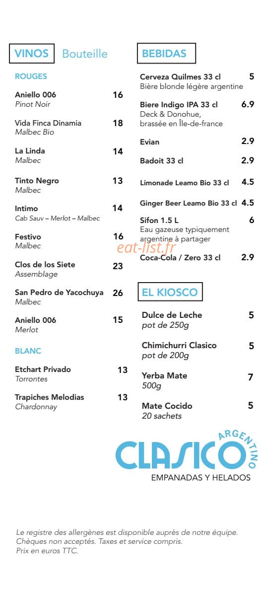 Clasico Argentino — carte page 3