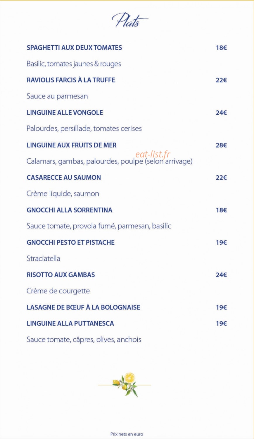 Claudia Paris — carte page 3
