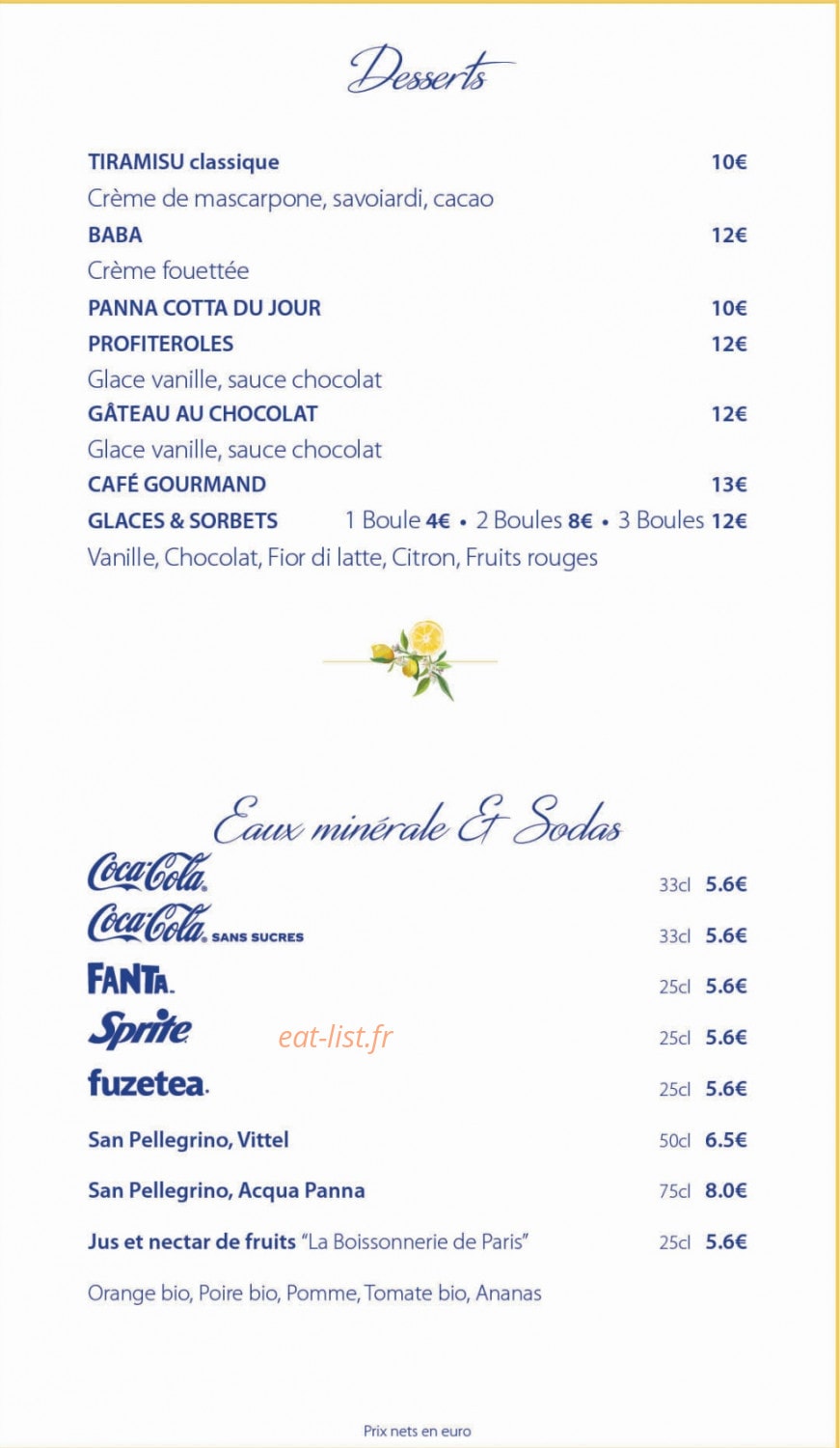 Claudia Paris — carte page 9