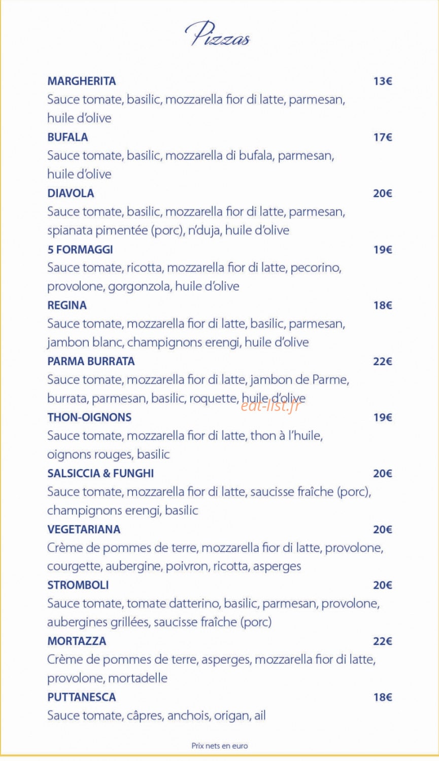 Claudia Paris — carte page 8