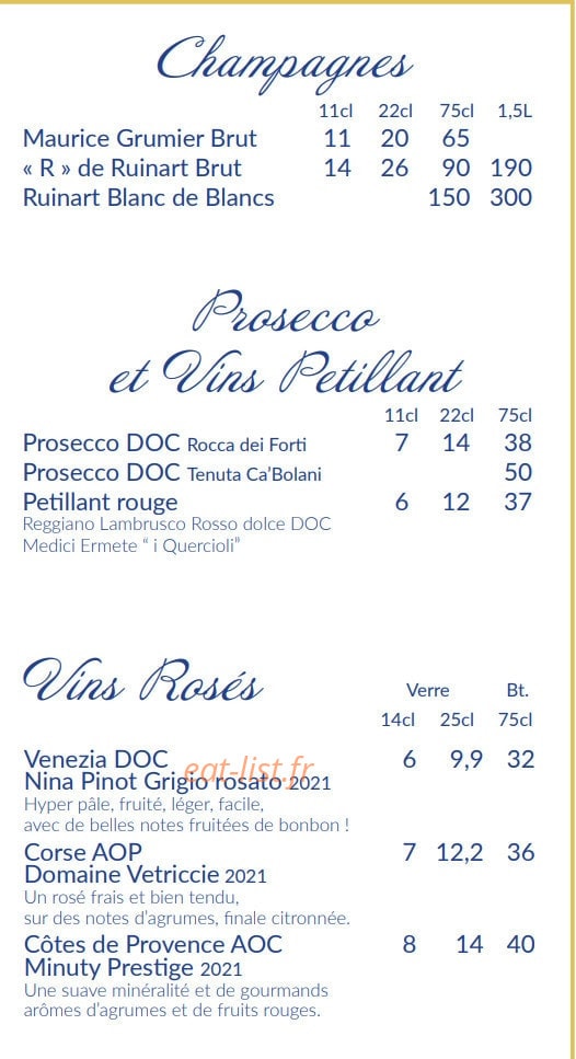 Claudia Paris — carte page 19