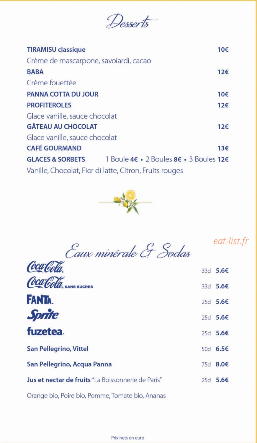 Claudia Paris — carte page 10