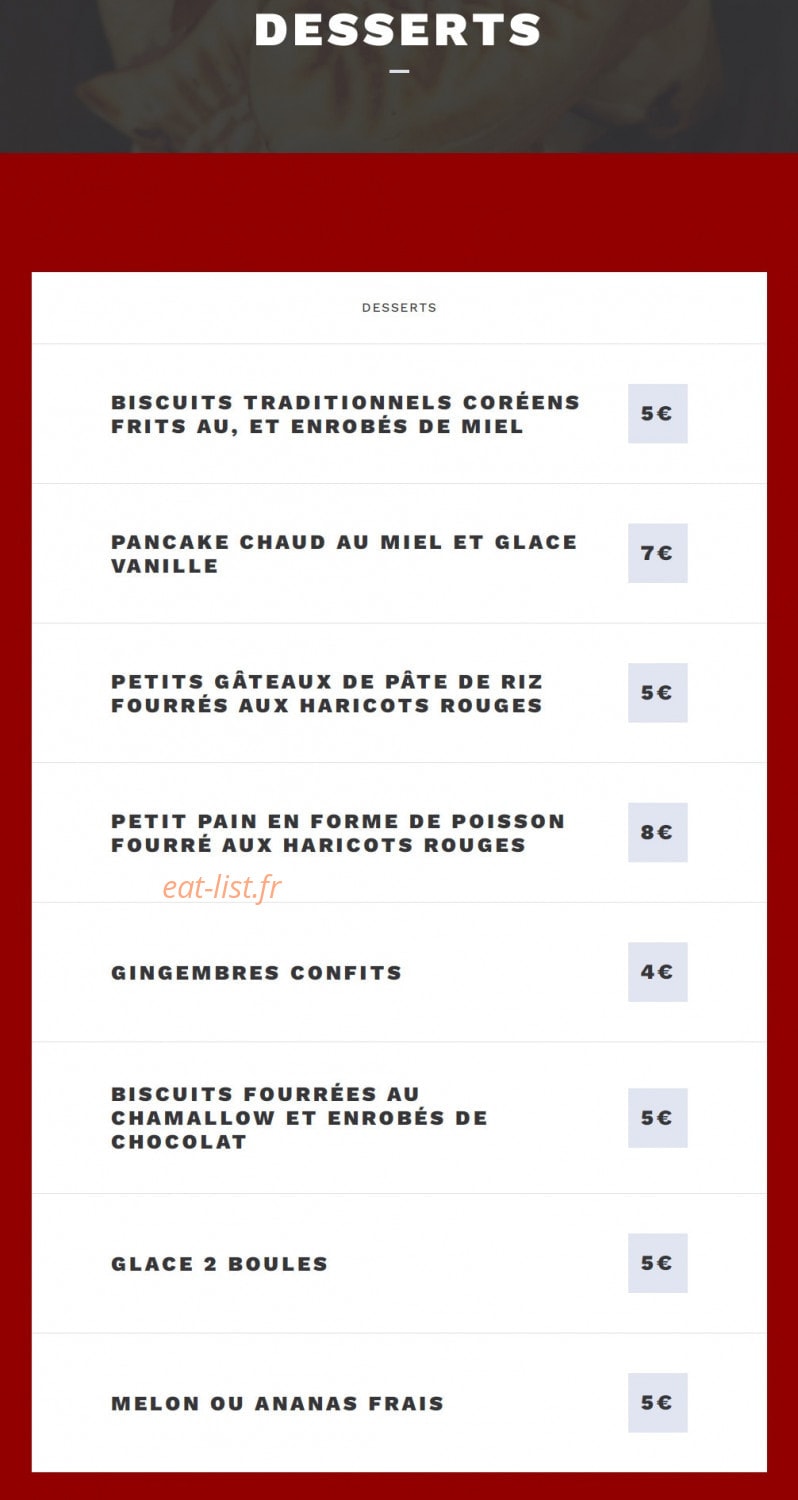 Comme La Corée — carte page 4