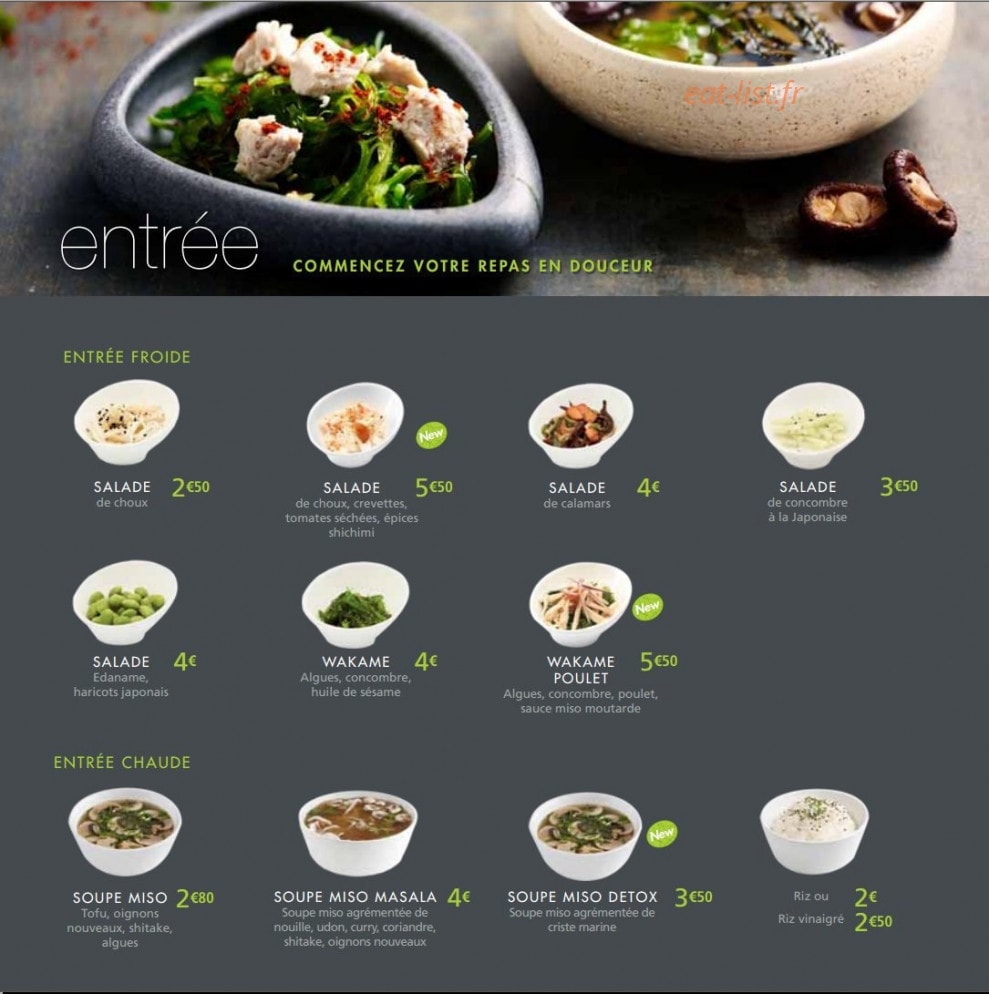 Coté Sushi — carte page 8