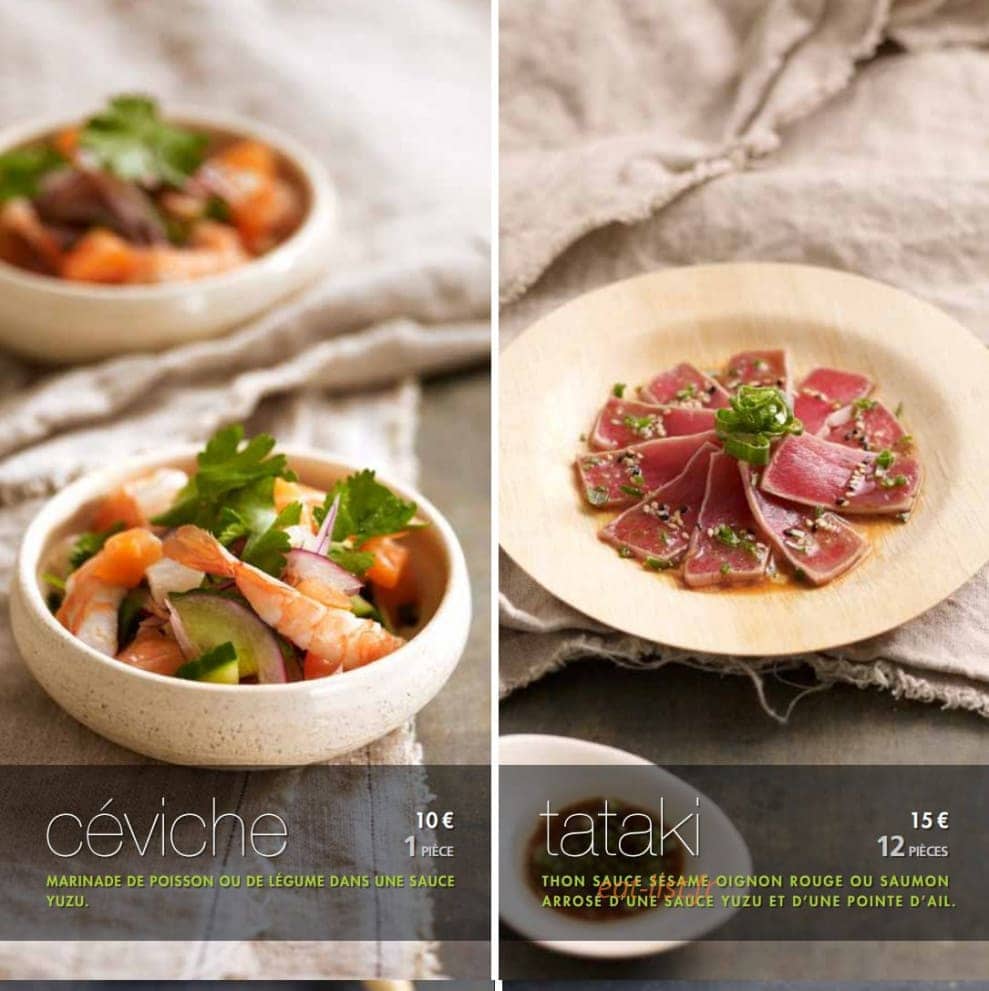 Coté Sushi — carte page 6