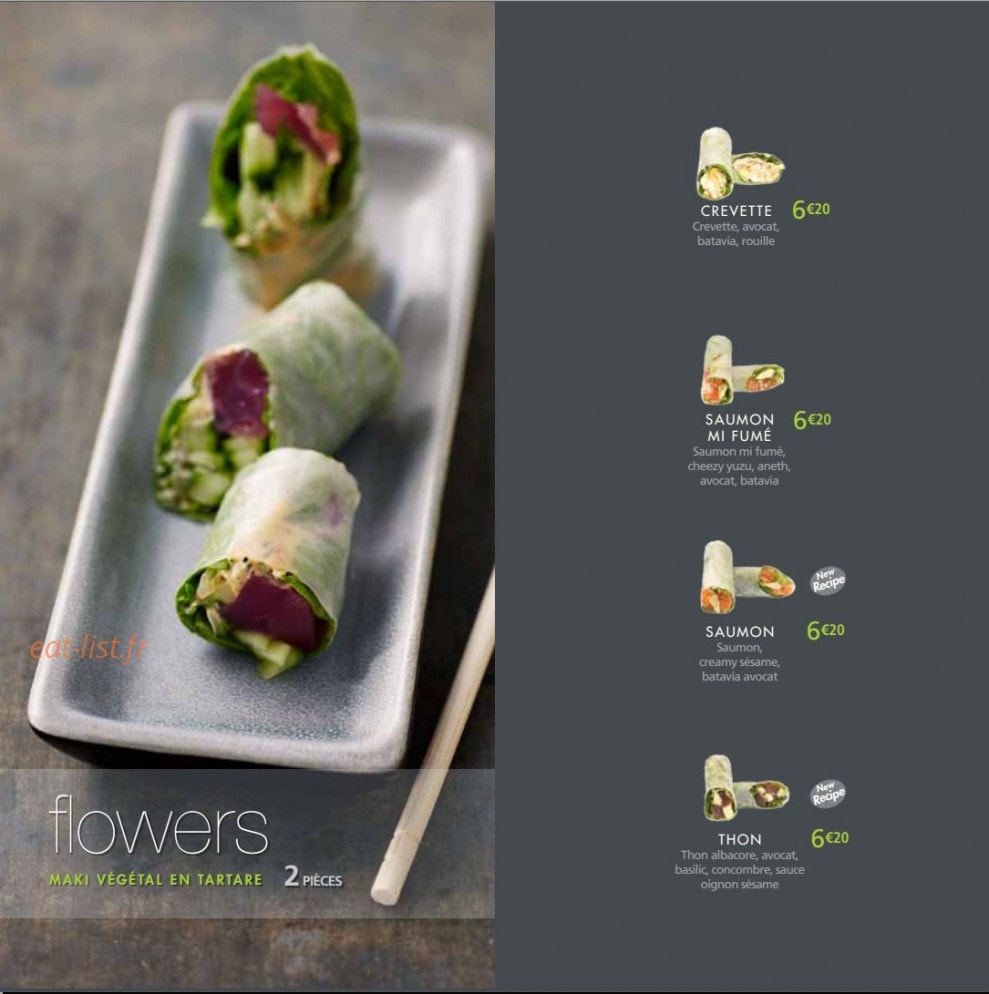 Coté Sushi — carte page 13