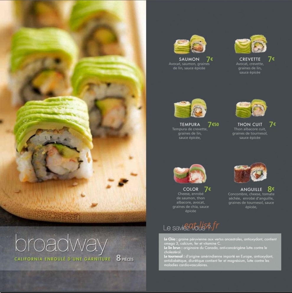 Coté Sushi — carte page 11
