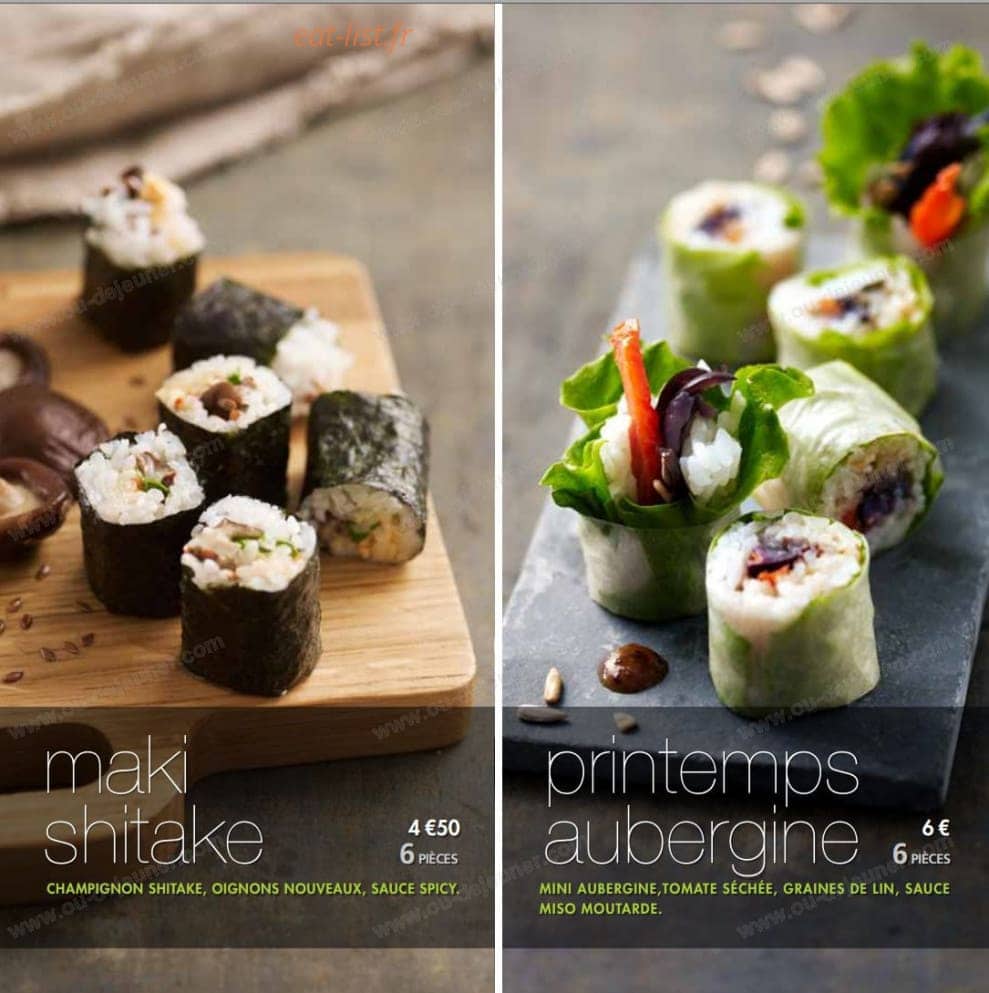 Coté Sushi — carte page 7