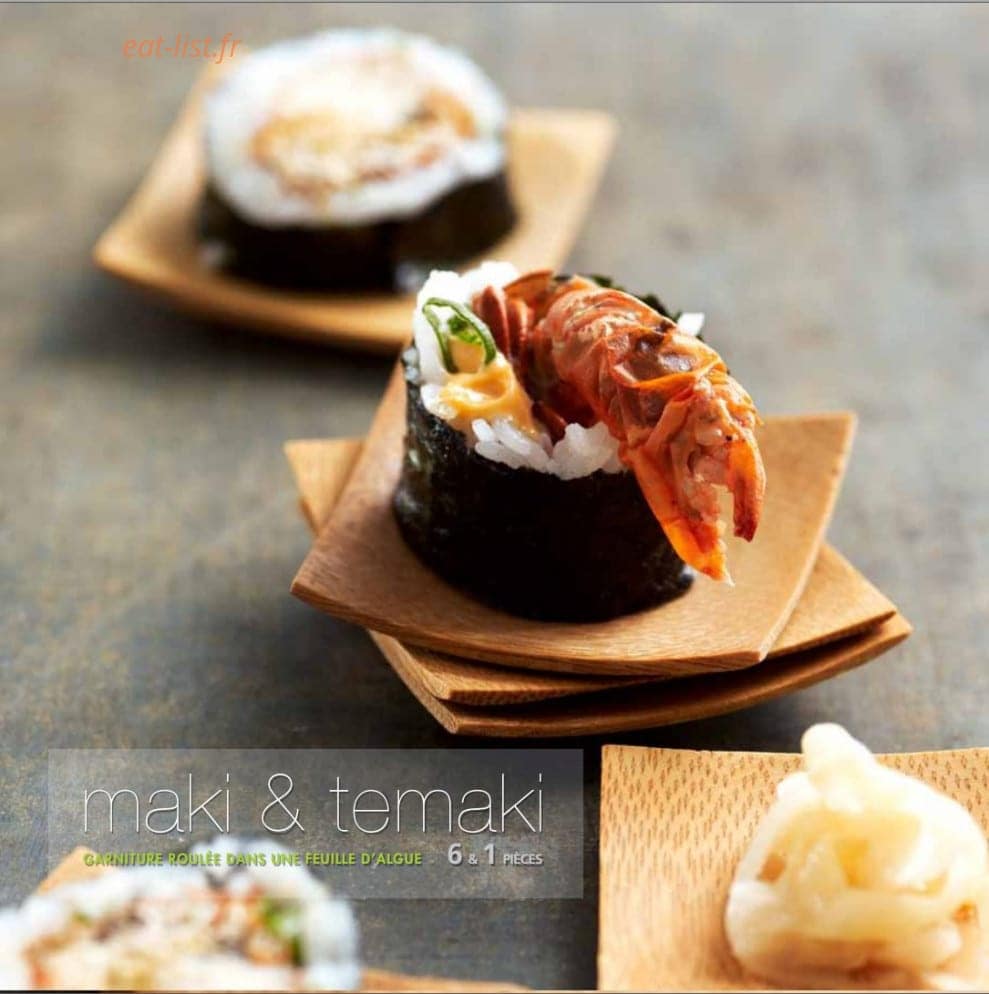 Coté Sushi — carte page 18