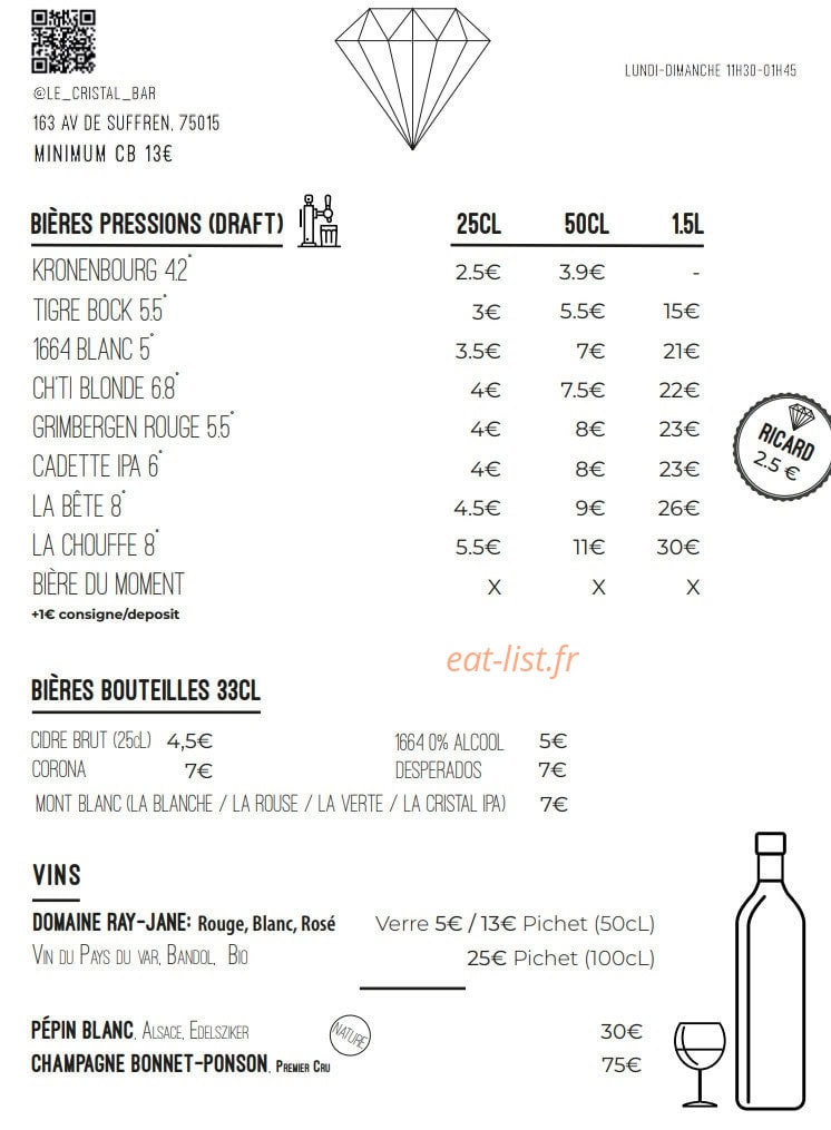 Cristal — carte page 2