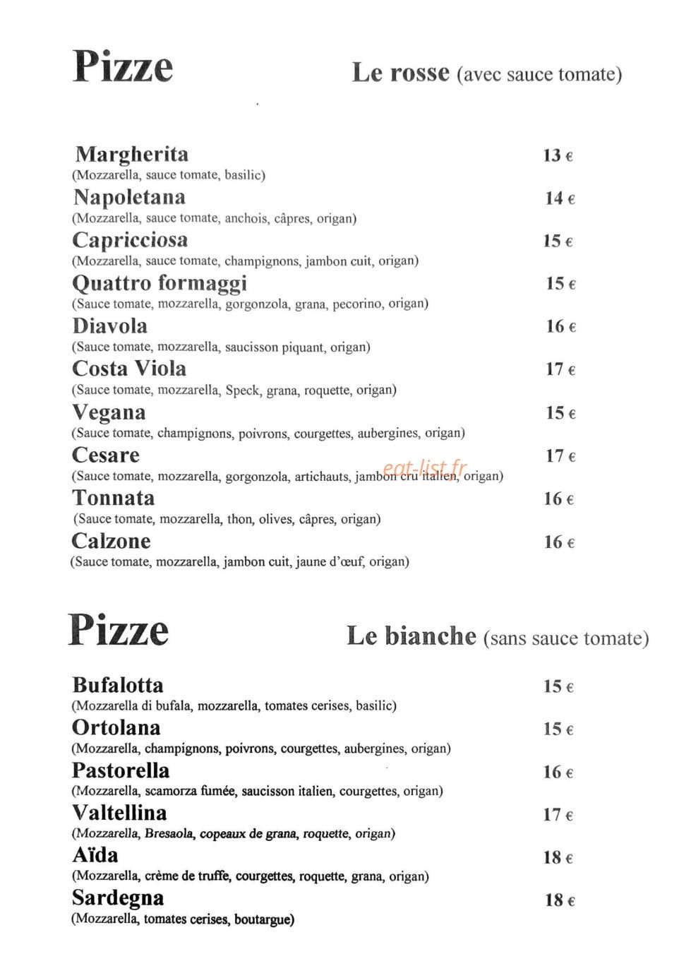 Croccante — carte page 3