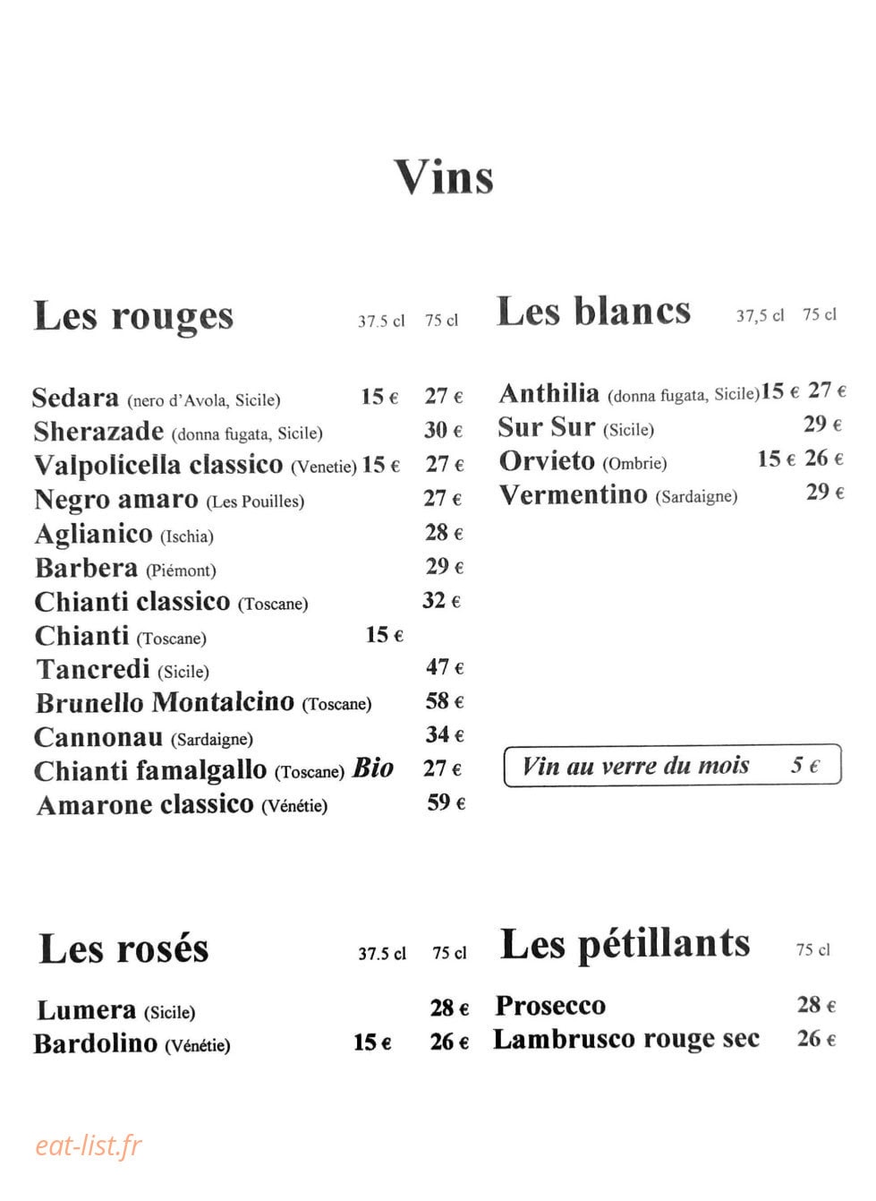 Croccante — carte page 5