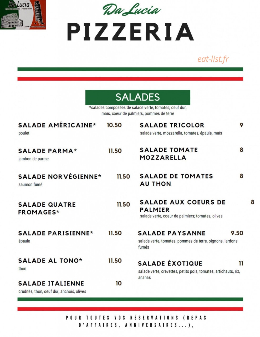 Da Lucia — carte page 3