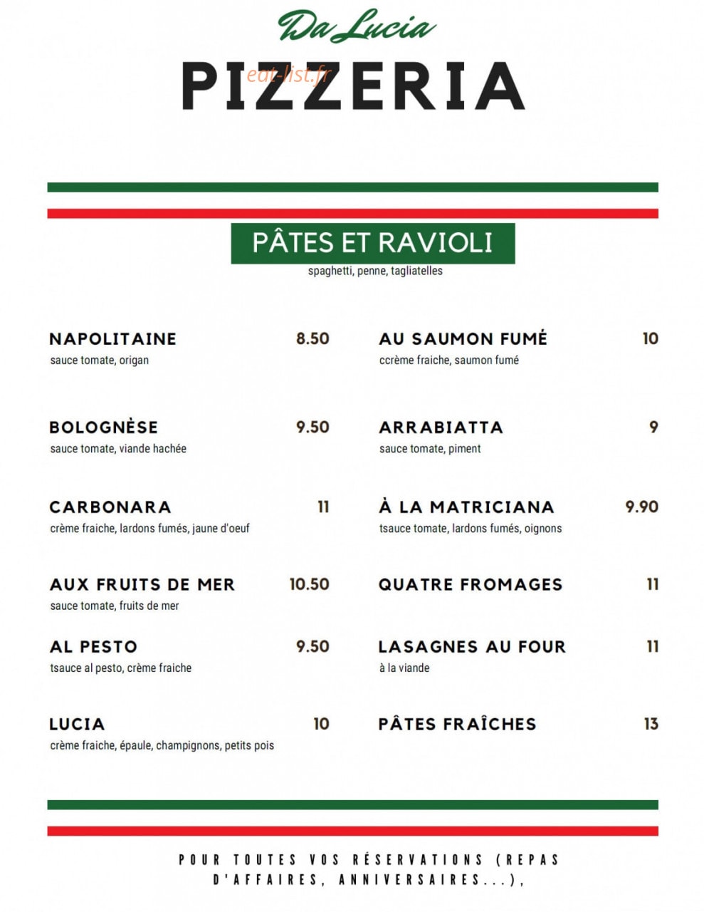 Da Lucia — carte page 2