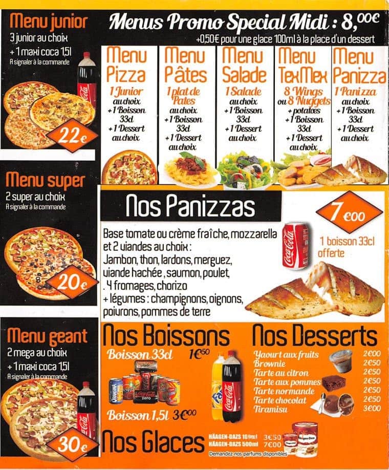 Di Napoli Pizza à Paris 15, carte et menu en ligne