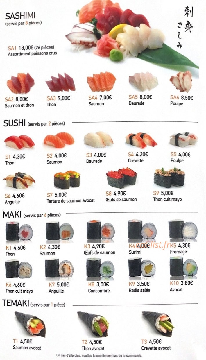 Eizosushi — carte page 3