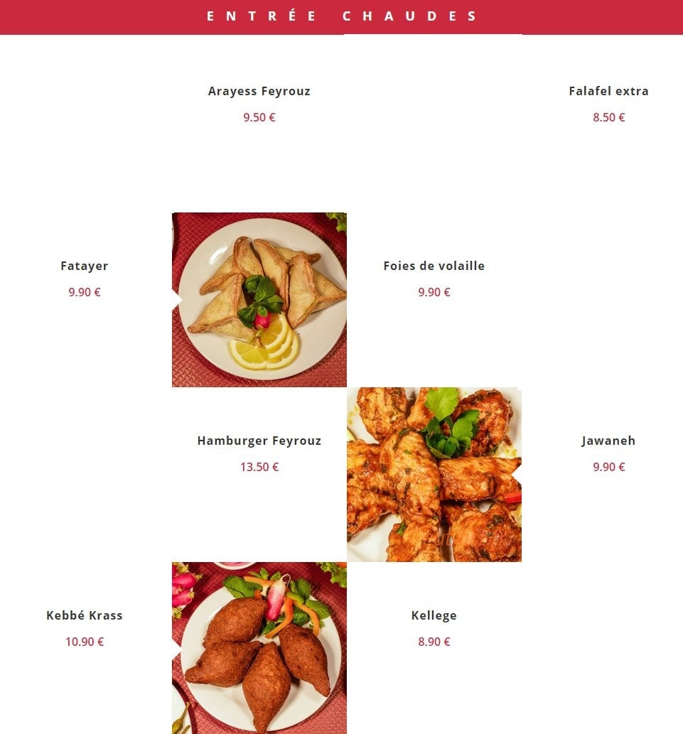 Feyrouz — carte page 3