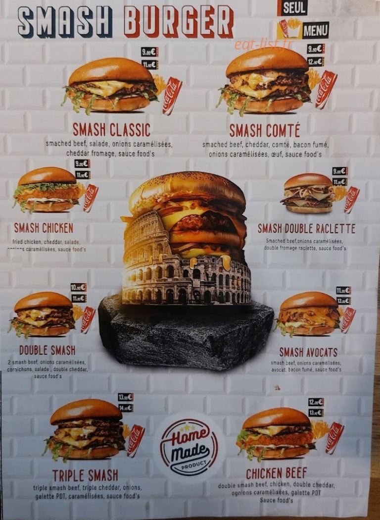 Food's — carte page 2