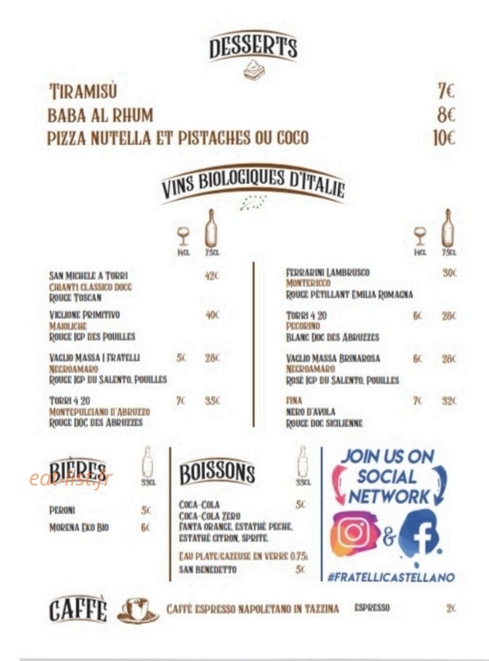 Fratelli Castellano — carte page 2