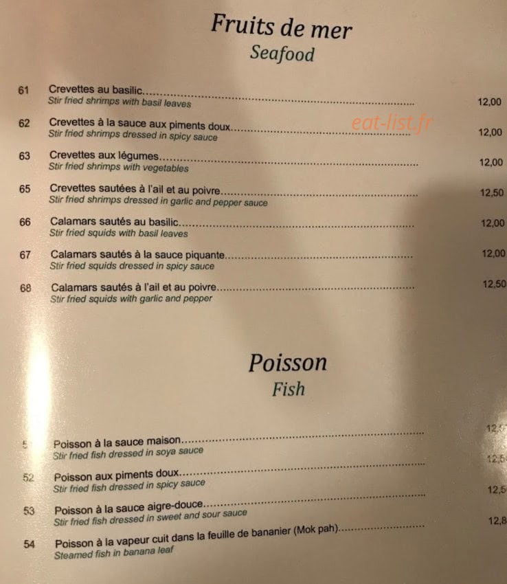 Gourmets Gourmands — carte page 8