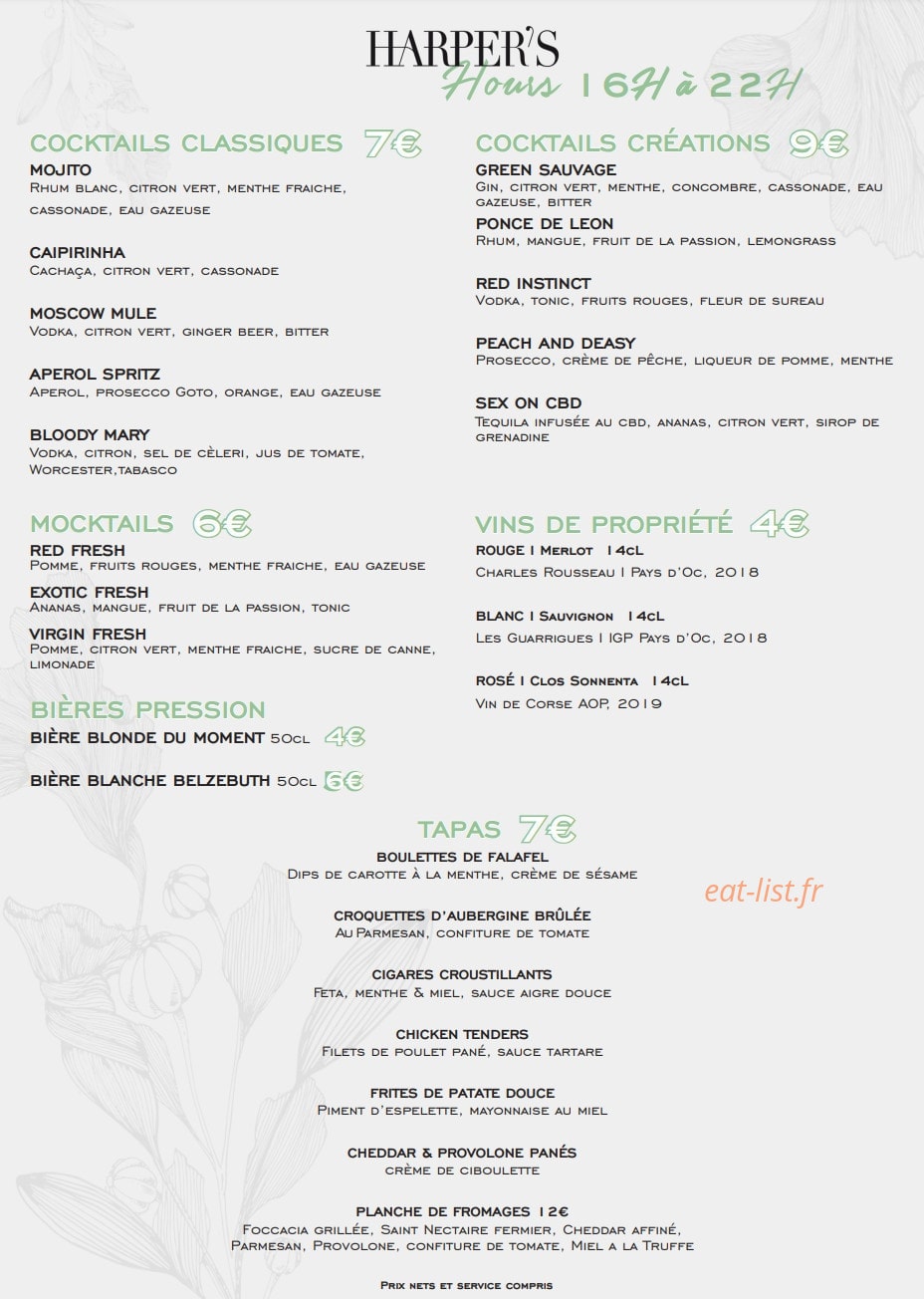 Harper's — carte page 4