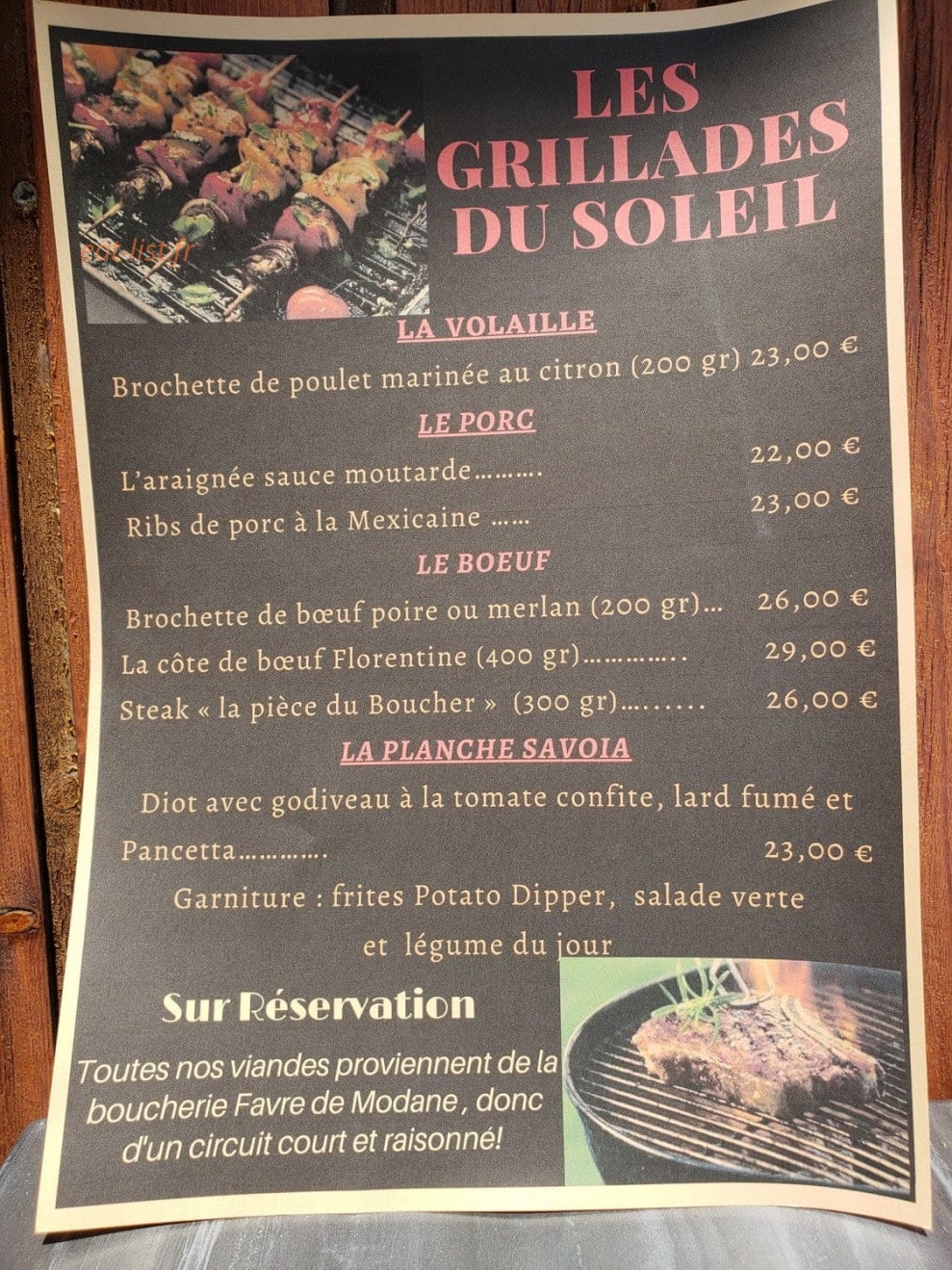Hôtel du Soleil — carte page 1
