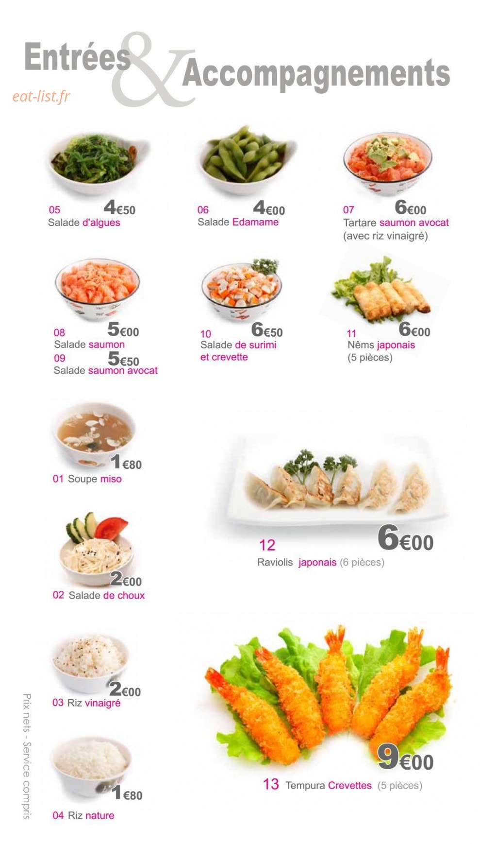 Ichiban — carte page 2