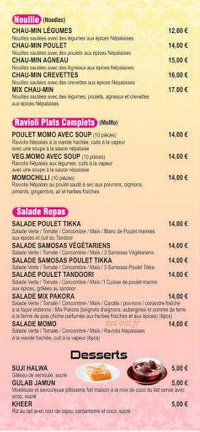 Indian Nepali — carte page 8