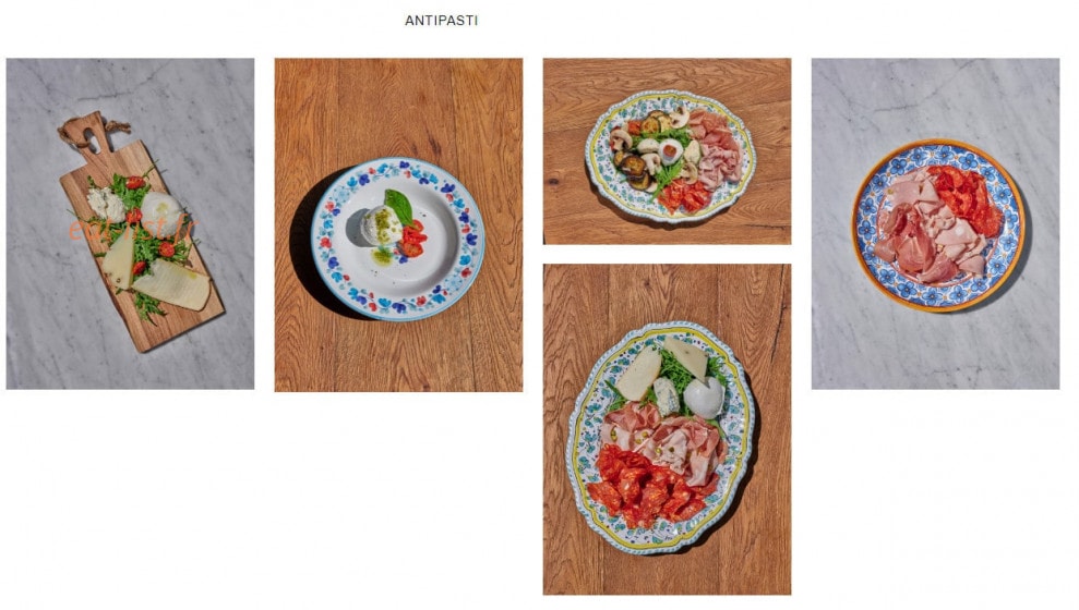 Italian Trattoria — carte page 4