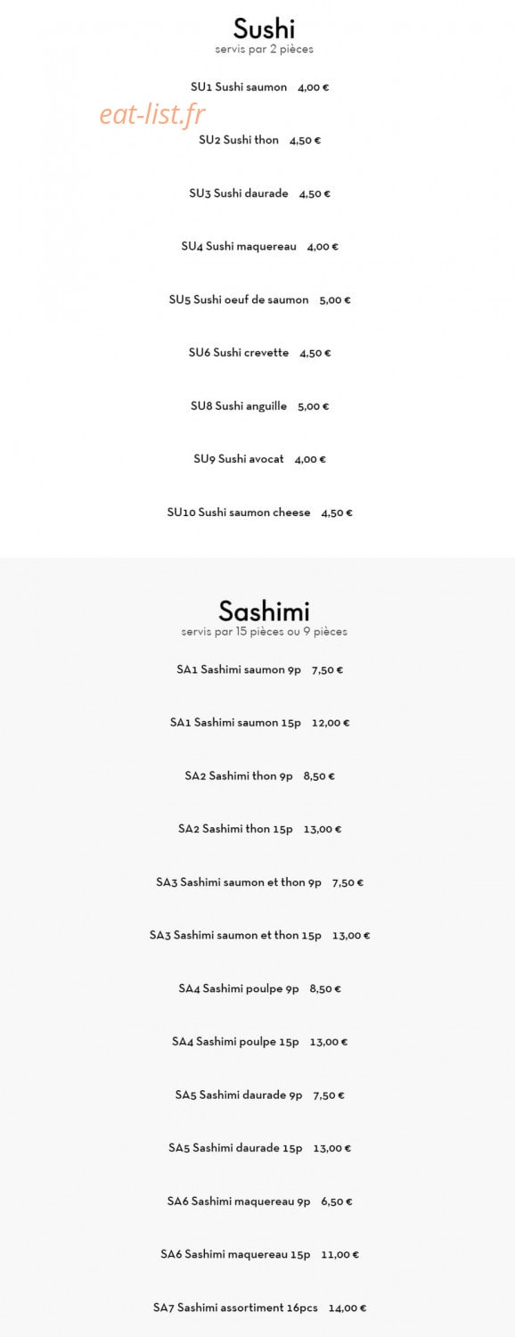 Itouya — carte page 14